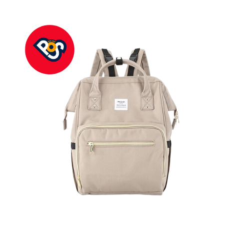 Mochila maternal color beige marca Himawari Paraguay Online Shopping